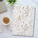 Elegant Rustic Boho Brown Floral Botanical iPad Pro Cover<br><div class="desc">Geben Sie Ihrem iPad ein stilvolles Upgrade mit diesem eleganten Cover! Mit einem rustikalen boho Aquarell-Design aus braunen Blume und Blätter,  ist es ein blumenbotanisches Juwel für Naturliebhaber. Sowohl schützend als auch hübsch,  um Ihrem Gerät Persönlichkeit hinzuzufügen!</div>