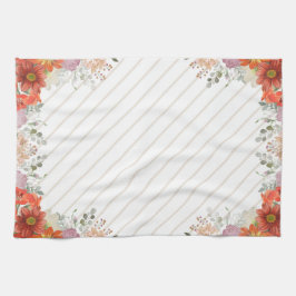 Elegant rustic floral kitchen geschirrtuch