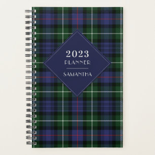 Elegant Rustic Kariert 2023 Clan MacKenzie Tartan Planer
