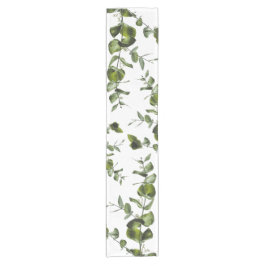 Elegant Sage Eukalyptus Greenery Table Runner Kurzer Tischläufer