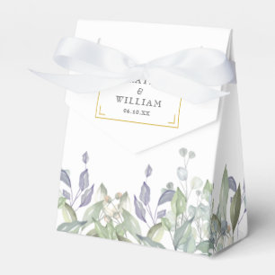 Elegant Sage Lilac Greenerity Gastgeschenk Hochzei Geschenkschachtel