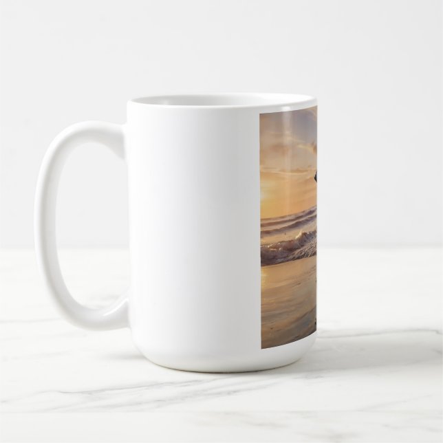 Elegant Saluki Coffee Tasse (Links)