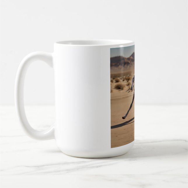 Elegant Saluki Coffee Tasse (Links)