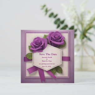 Elegant Save the Date: Eine Lila Rose-Affäre Save The Date
