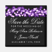 Elegant Save the Date Lila Hollywood Glam