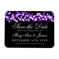 Elegant Save the Date Lila Hollywood Glam