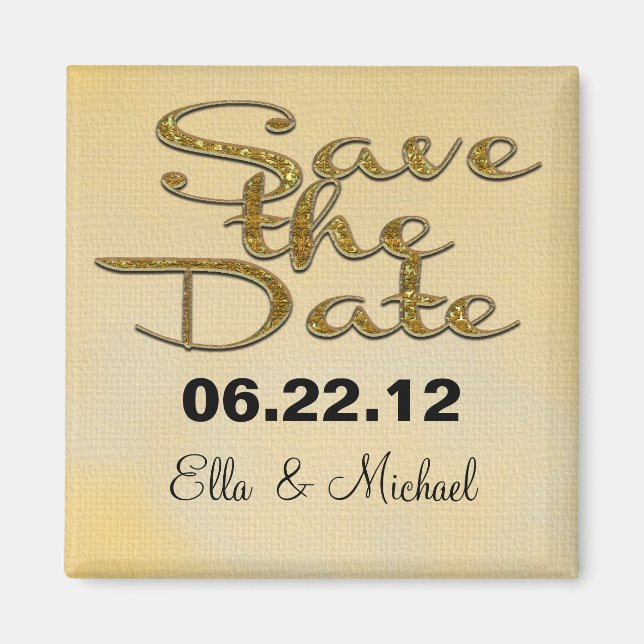Elegant Save the Date Spring Magnet (Vorne)