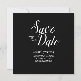 Elegant Save The Date Thank you Card Dankeskarte