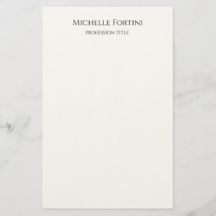 Elegant Schlicht Einfach Minimalistisch Briefpapier