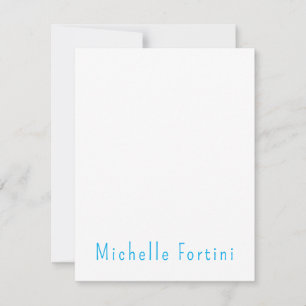 Elegant Schlicht Einfach Minimalistisch Mitteilungskarte