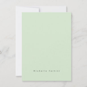 Elegant Schlicht Einfach Minimalistisch Mitteilungskarte