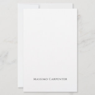 Elegant Schlicht Einfach Modern Minimalistisch Briefpapier