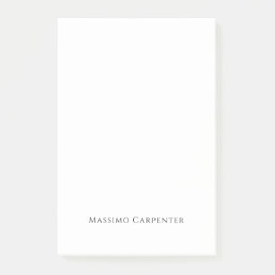 Elegant Schlicht Einfach Modern Minimalistisch Post-it Klebezettel