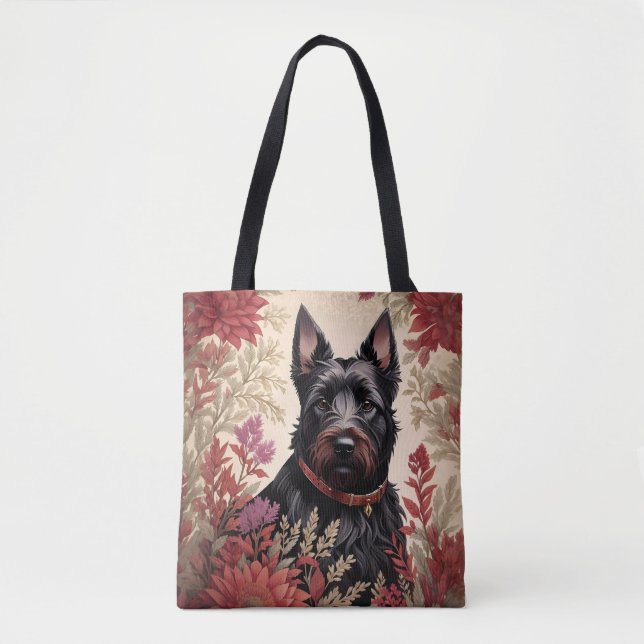 Elegant Scottish Terrier Dog Portrait (Vorderseite)