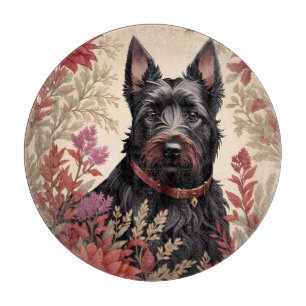 Elegant Scottish Terrier Dog Portrait Schneidebrett