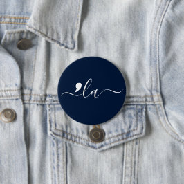 Elegant Script Kamala Harris für Präsident Button