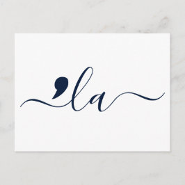 Elegant Script Kamala Harris für Präsident Postkarte