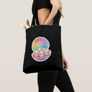 Elegant Seashell Tote Bag Stilvolle Strandgeschenk