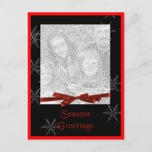 Elegant Seasons Gruß - Feiertagspostkarte