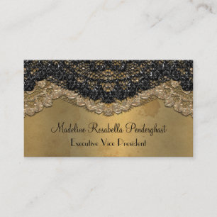 Elegant Segonzac Victorian 3,5" x 2" Visitenkarte