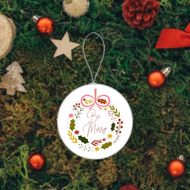 Elegant sein fröhliches Geschäft Ornament Karte (Von Creator hochgeladen)