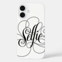 Elegant SELFIE Luxury Geblüht Kalligraphie