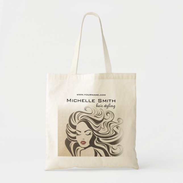 Elegant Sepia Chic Wavy Frisur Extensions Tragetasche (Vorne)