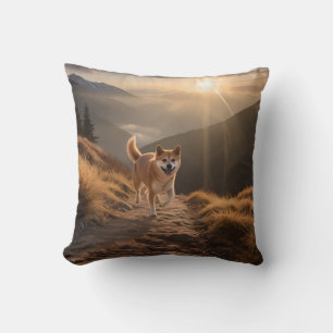 Elegant Shiba Inu Throw Kissen