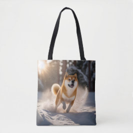 Elegant Shiba Inu Tote Bag