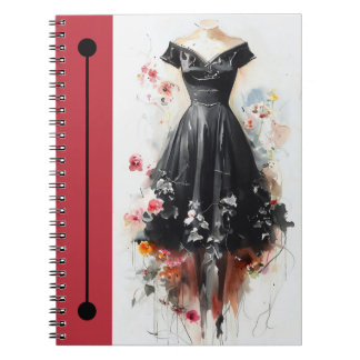 Elegant Silhouette Sketch Journal Notizblock