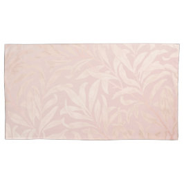 Elegant silver leaf pattern kissenbezug