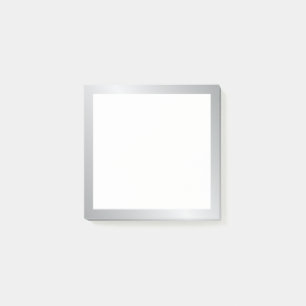 Elegant Silver Post-it Klebezettel