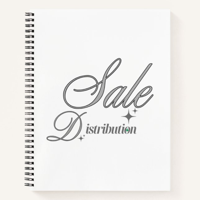  Elegant Silver Script Professional Journal Notebo Notizbuch (Vorderseite)