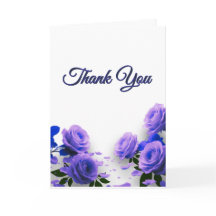 Elegant Simple Blue Roses Love is in Bloom Wedding