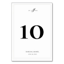 Elegant Simple Calligraphy Monogram White Wedding