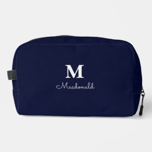 Elegant Simple Custom Monogram Waschbeutel