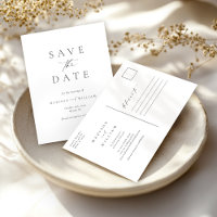 Elegant Simple Save the Date