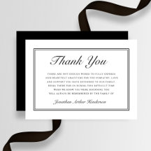 Elegant Simple Script Beileid Funeral