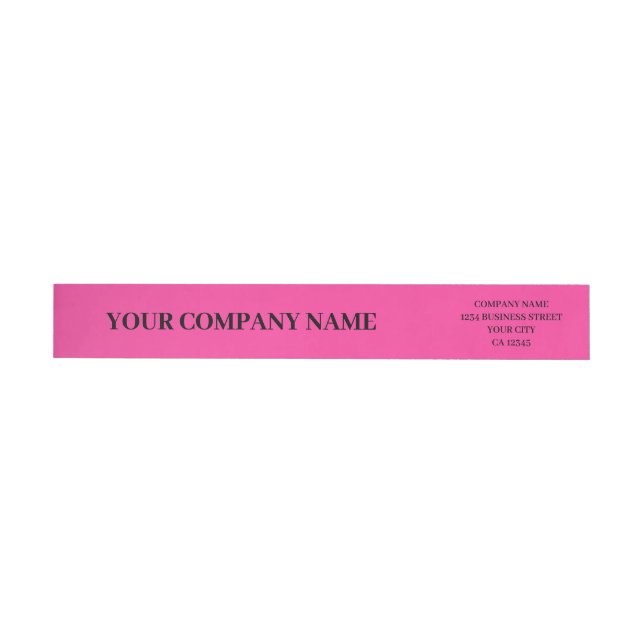 Elegant Simple Stylish Bight Pink Custom Business  (Person)