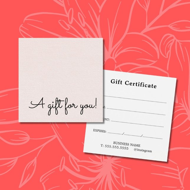 Elegant  Simple Texture Rose Beauty Salon (Von Creator hochgeladen)