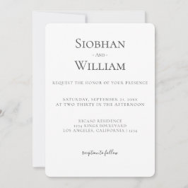 Elegant Simple Wedding