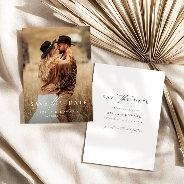 Elegant Simple Wedding Save The Date (Von Creator hochgeladen)