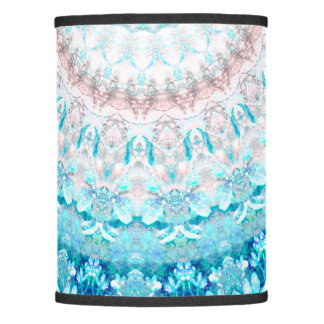 Elegant Sky Blue Crystal Mandala