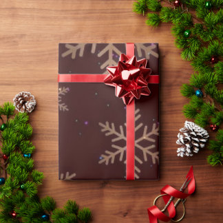 Elegant Snowflake Christmas Wrappin Geschenkpapier