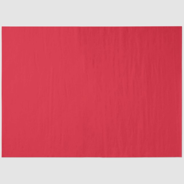 Elegant Solid Ruby Red Christmas Tissue Seidenpapier (Vorderseite)
