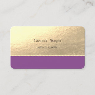 Elegant Sophisticated, Falsches Gold, Perlen Visitenkarte