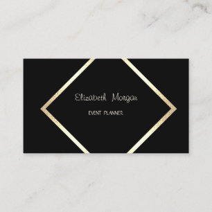 Elegant Sophisticated Professionell Geometrisch, S Visitenkarte