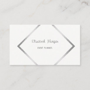 Elegant Sophisticated Professionell Geometrisch Visitenkarte