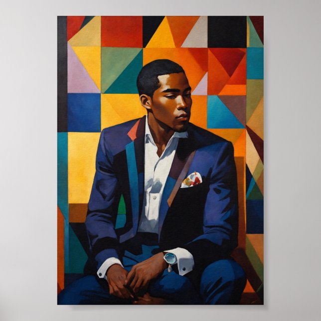 Elegant Sophisticy Harlem Renaissance Poster (Vorne)