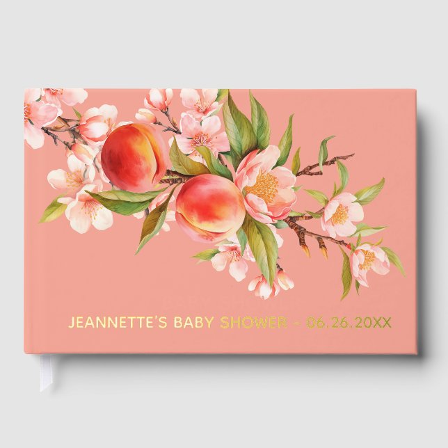 Elegant Southern Sweetheart Style Gästebuch (Vorderseite)